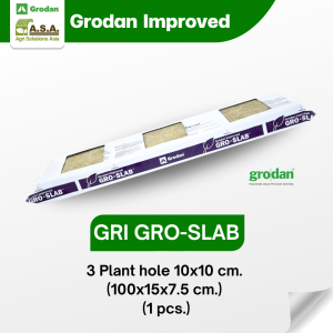 Grodan Improved Gro-Slab 3 plant holes 1.0 meter slab